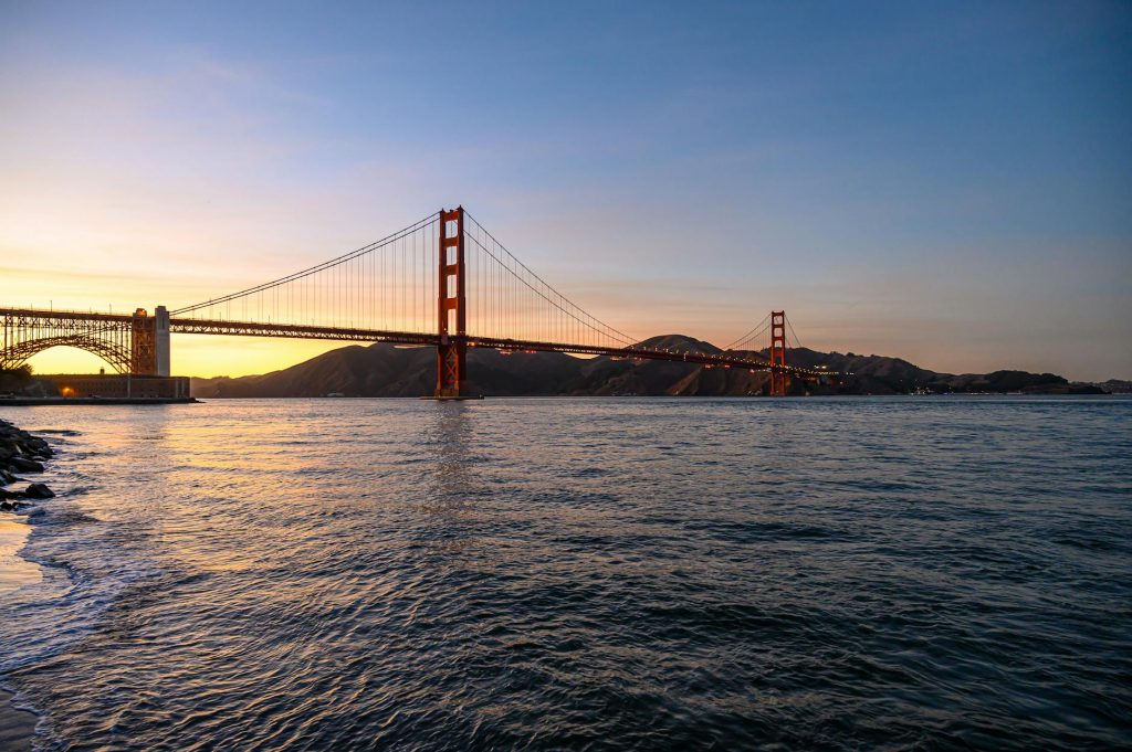 golden gate bridge over body of water
